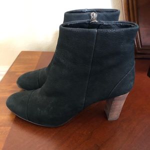Cole Haan Black Suede Boots Size 6